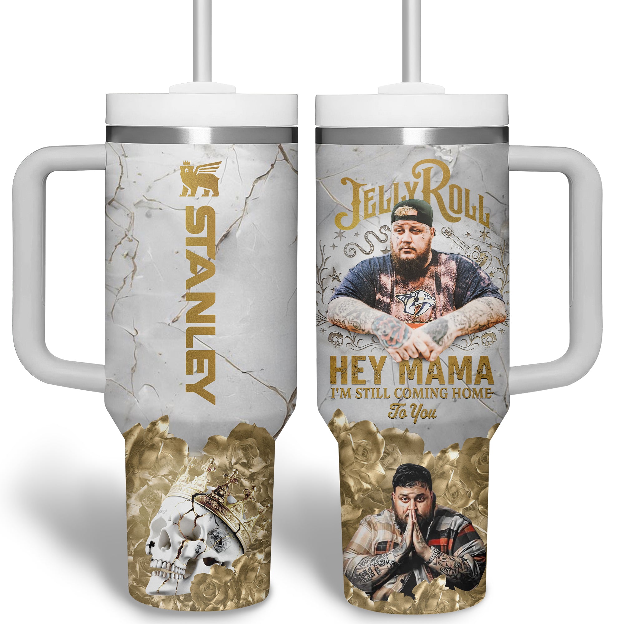 JLR Tumbler With Handle 40oz MAR