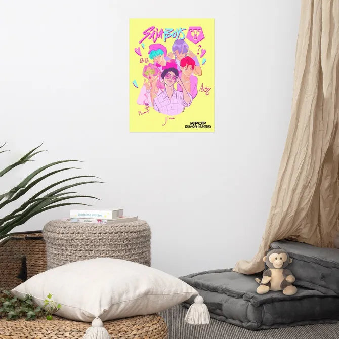 Kpop Demon Hunter Saja Boys Poster