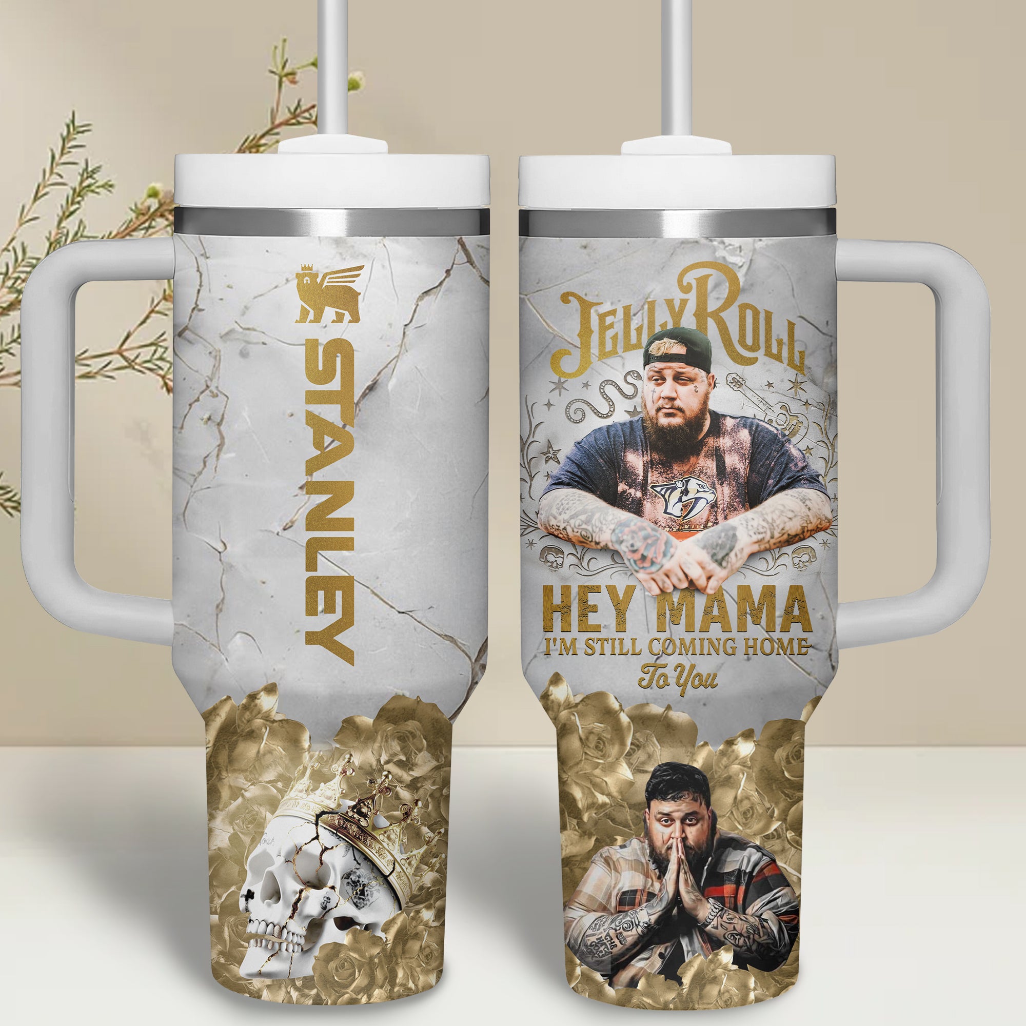 JLR Tumbler With Handle 40oz MAR