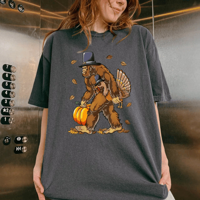 BIGFOOT TURKEY PUMPKIN THANKSGIVING