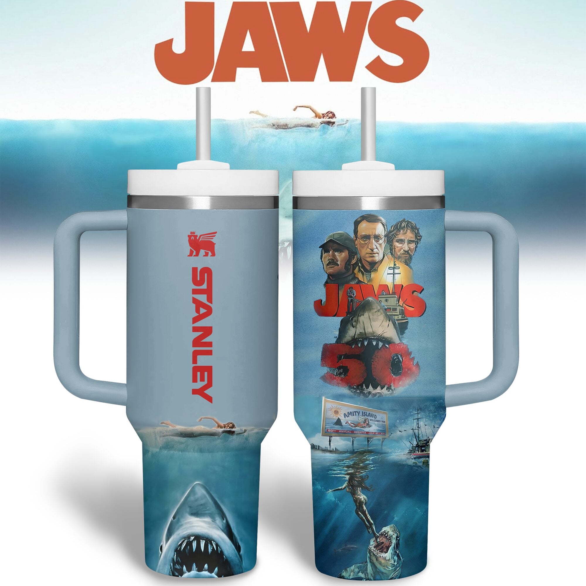 JAWS Tumbler With Handle 40oz HN